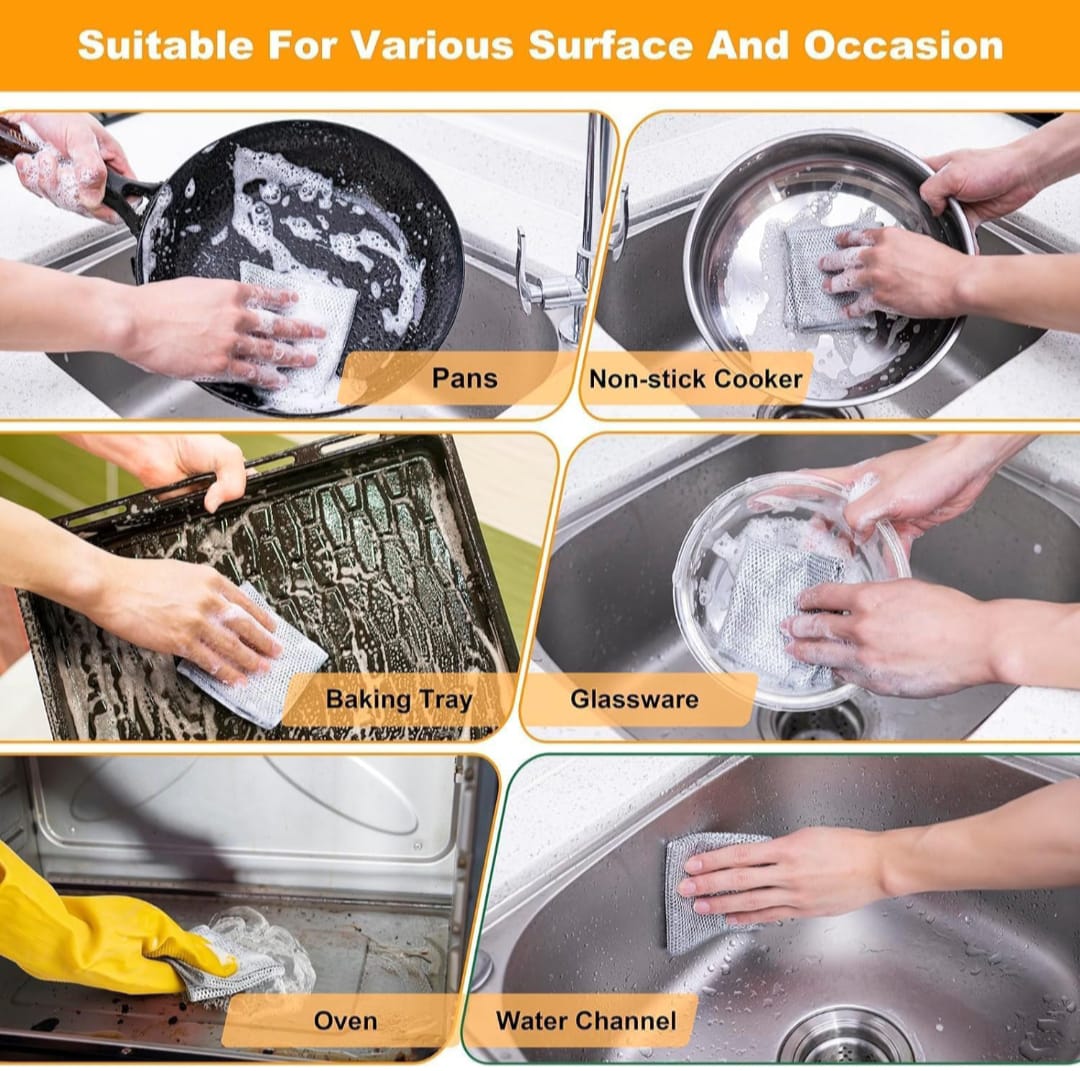 DISH WASH CLOTH / NON SCRTCH DISH WASH CLOTH