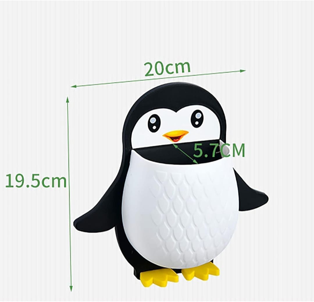 🐧 Cute Penguin Wall Storage Organizer – Multi-Purpose Holder for Kids & Home