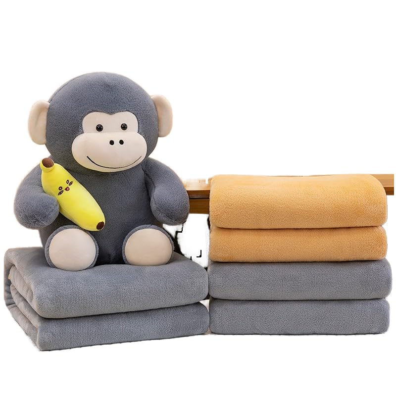 DailyEase™ 3-in-1 Kids Blanket and Pillow and Soft Toy