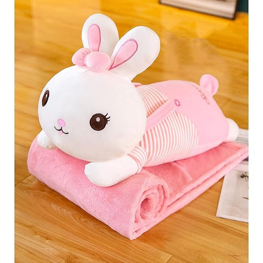 DailyEase™ 3-in-1 Kids Blanket and Pillow and Soft Toy