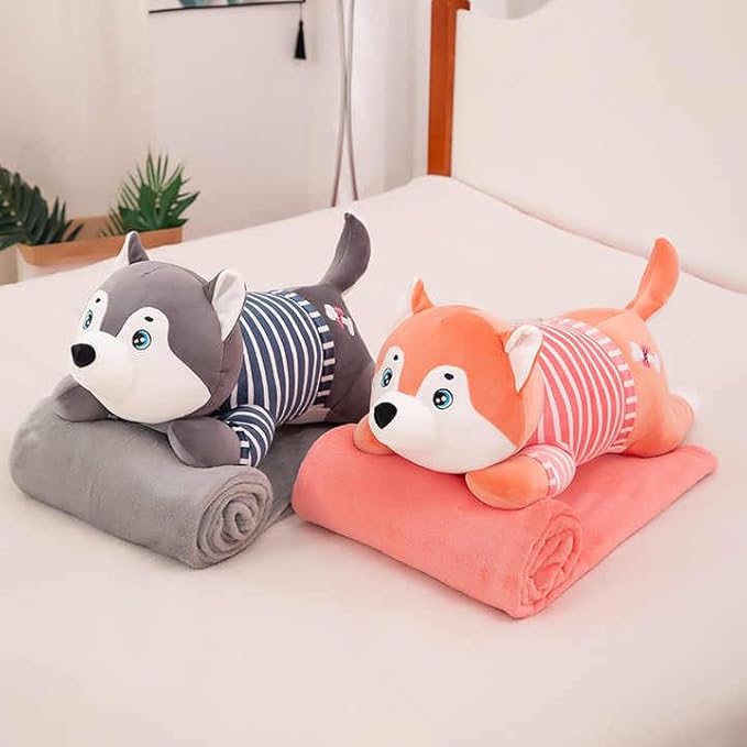 DailyEase™ 3-in-1 Kids Blanket and Pillow and Soft Toy