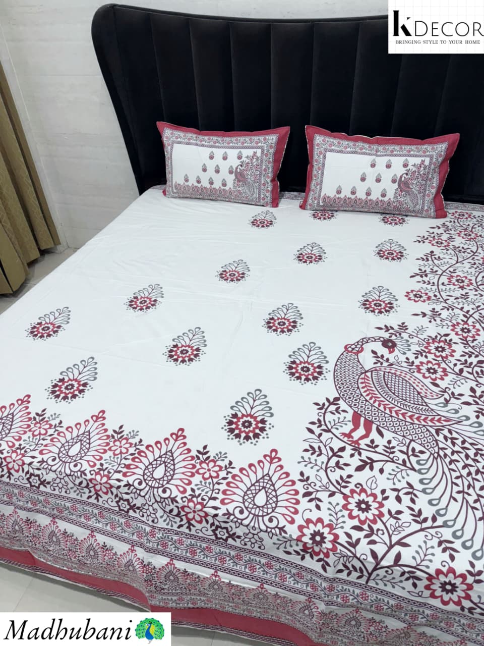 MADHUBANI BEDSHEETS