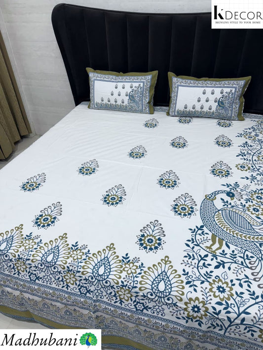 MADHUBANI BEDSHEETS